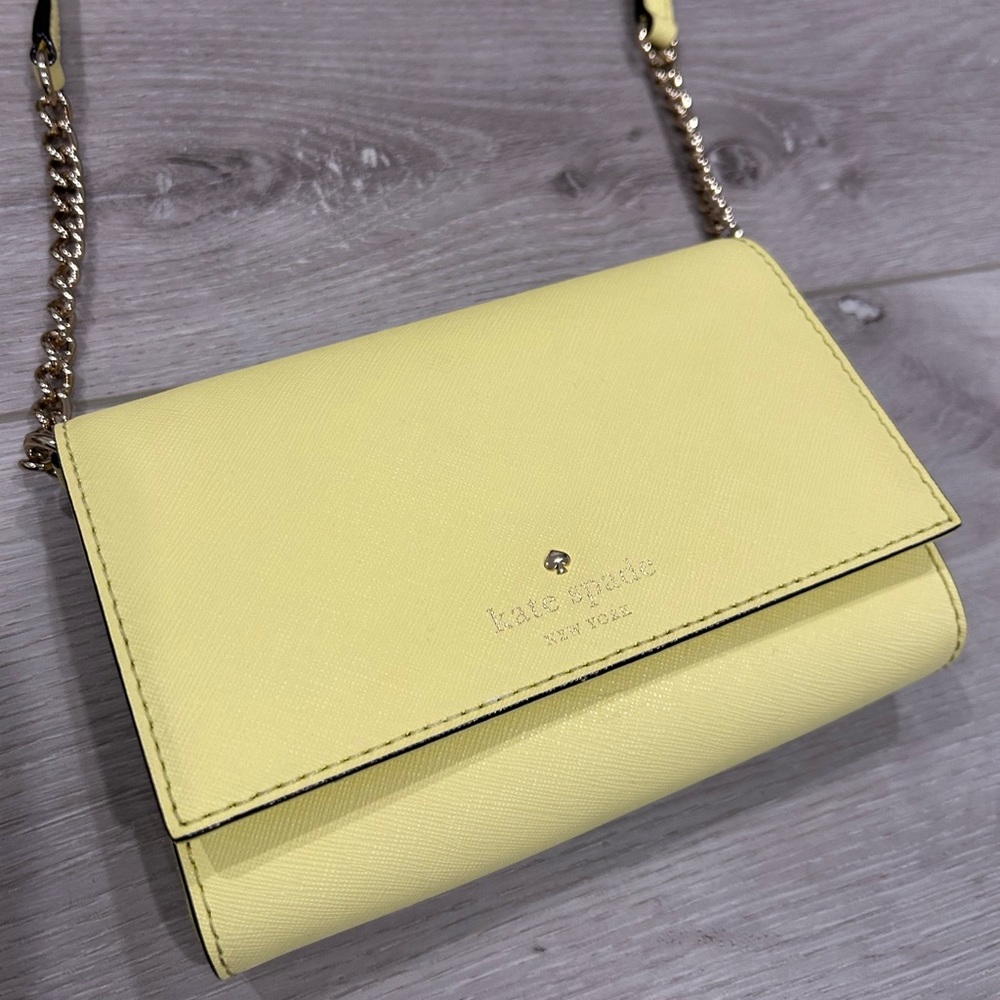 Yellow Kate Spade Crossbody Bag, like new!!